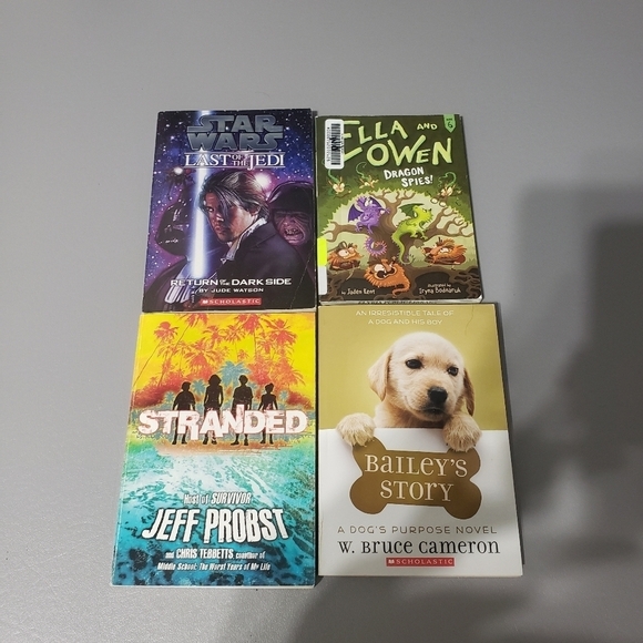 3/$15 kids chapter book lot of 4 books - Picture 1 of 10